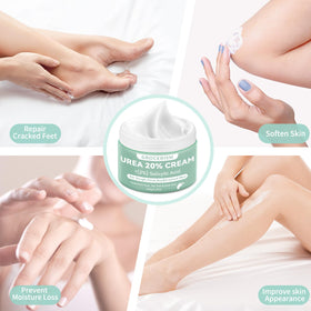 Grocerism urea cream ideal for feet, heels and hands daily care