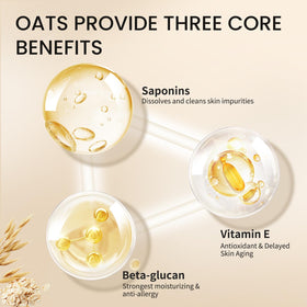 Grocerism oat-infused formula with salicylic acid for gentle exfoliation.