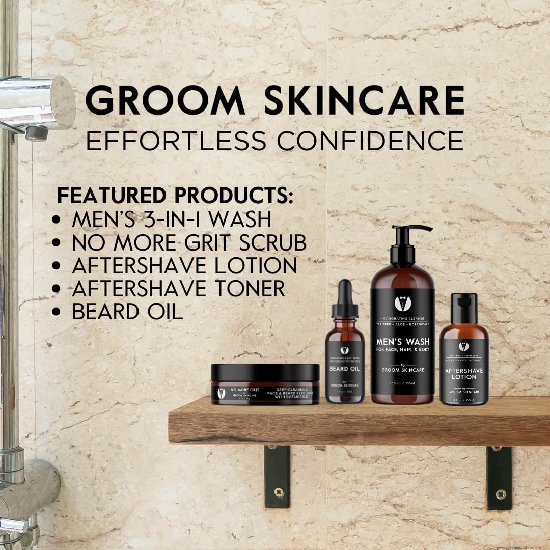 Groom Skincare GROOM After Shave Toner aloe chamomile hydrates and comforts skin