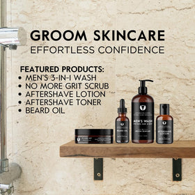Groom Skincare GROOM After Shave Toner aloe chamomile hydrates and comforts skin