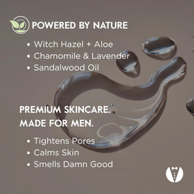 Groom Skincare GROOM After Shave Toner application tone demonstrates quick refresh