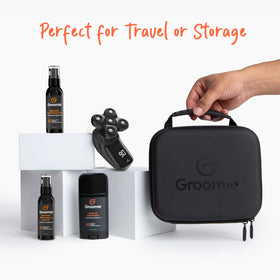 Groomie BaldiePro charger slot and blade replacement fit securely.