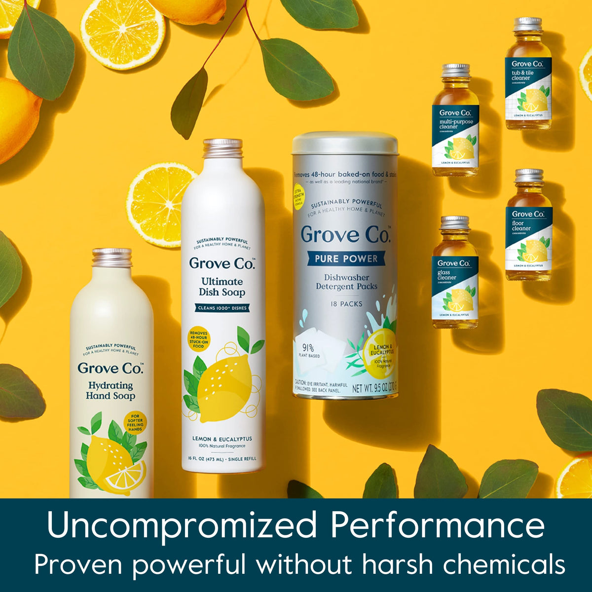 Cruelty-free and plant-based Grove Co hand soap refill.