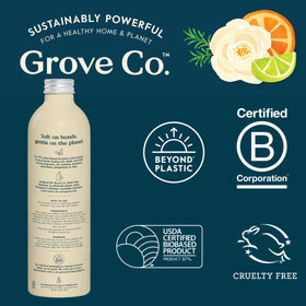 Orange rosemary fragrance hint highlights Grove Co. refill close-up