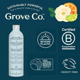 No parabens or dyes in this naturally derived hand wash refill.