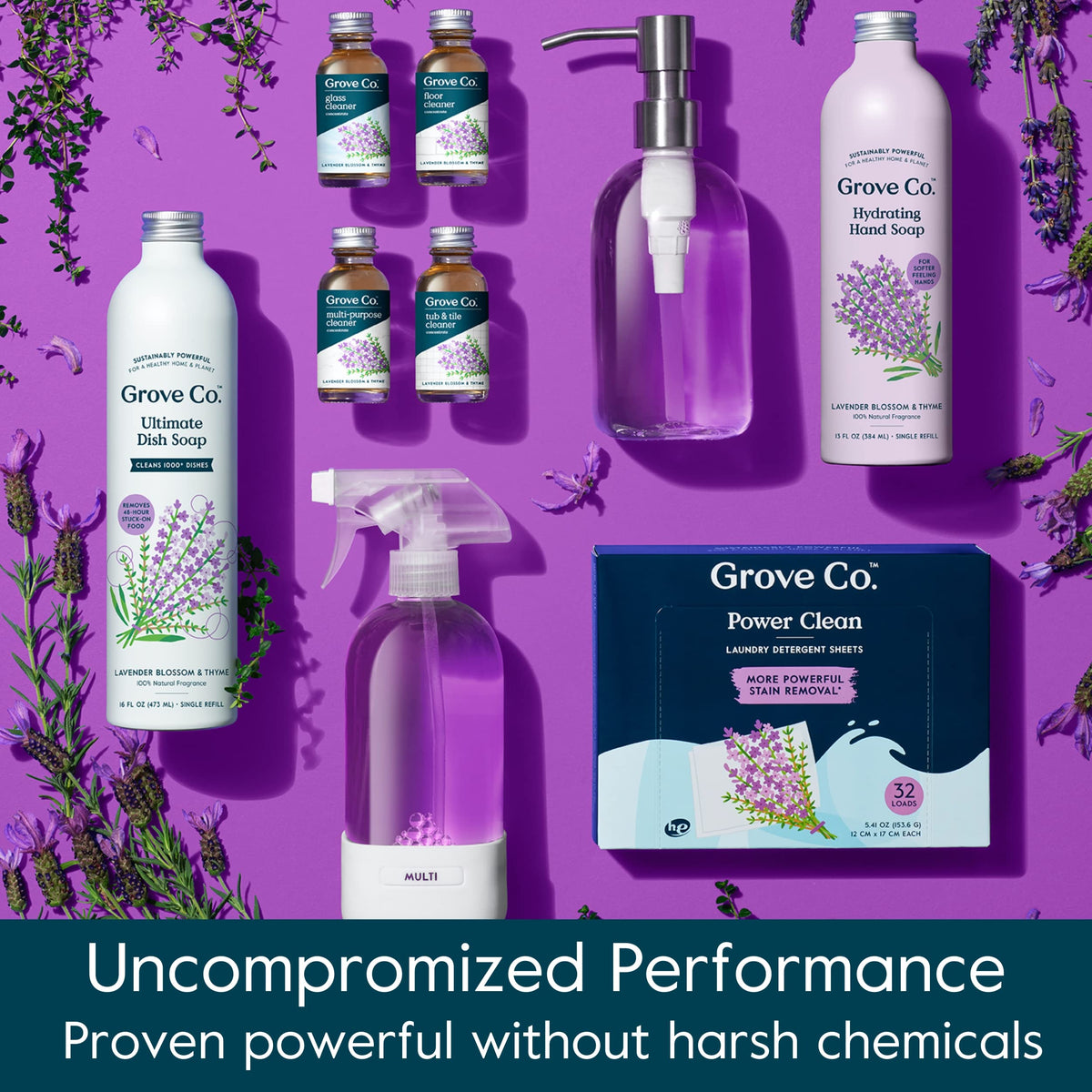 Grove Co hands with rich foam after washing demonstrate comforting cleansing.