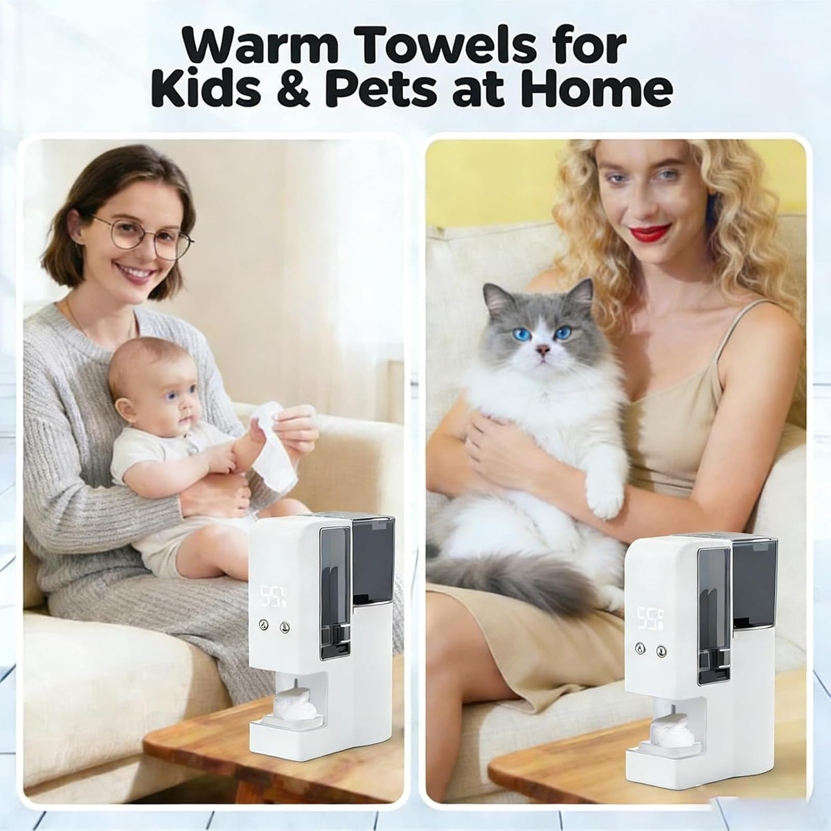 Growalleter compact portable design suitable for bathroom or vanity.