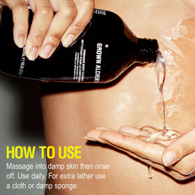 Grown Alchemist Energize rosewood aroma suggests luxurious cleansing.