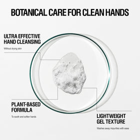 Grown Alchemist Invigorate hand wash bottle closeup shows elegant label and moisturizing formula