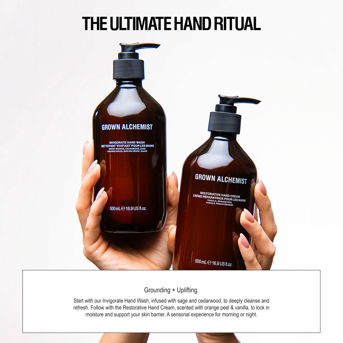 Grown Alchemist Invigorate hand wash kitchen sink setup invites everyday spa-like ritual