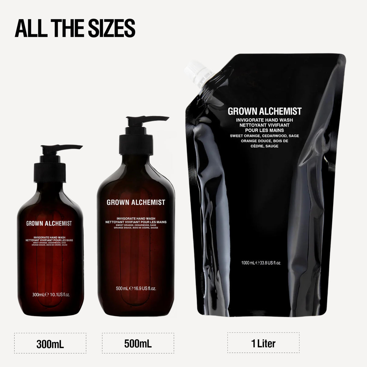 Grown Alchemist Invigorate hand wash lather emphasizes gentle cleansing and skin comfort