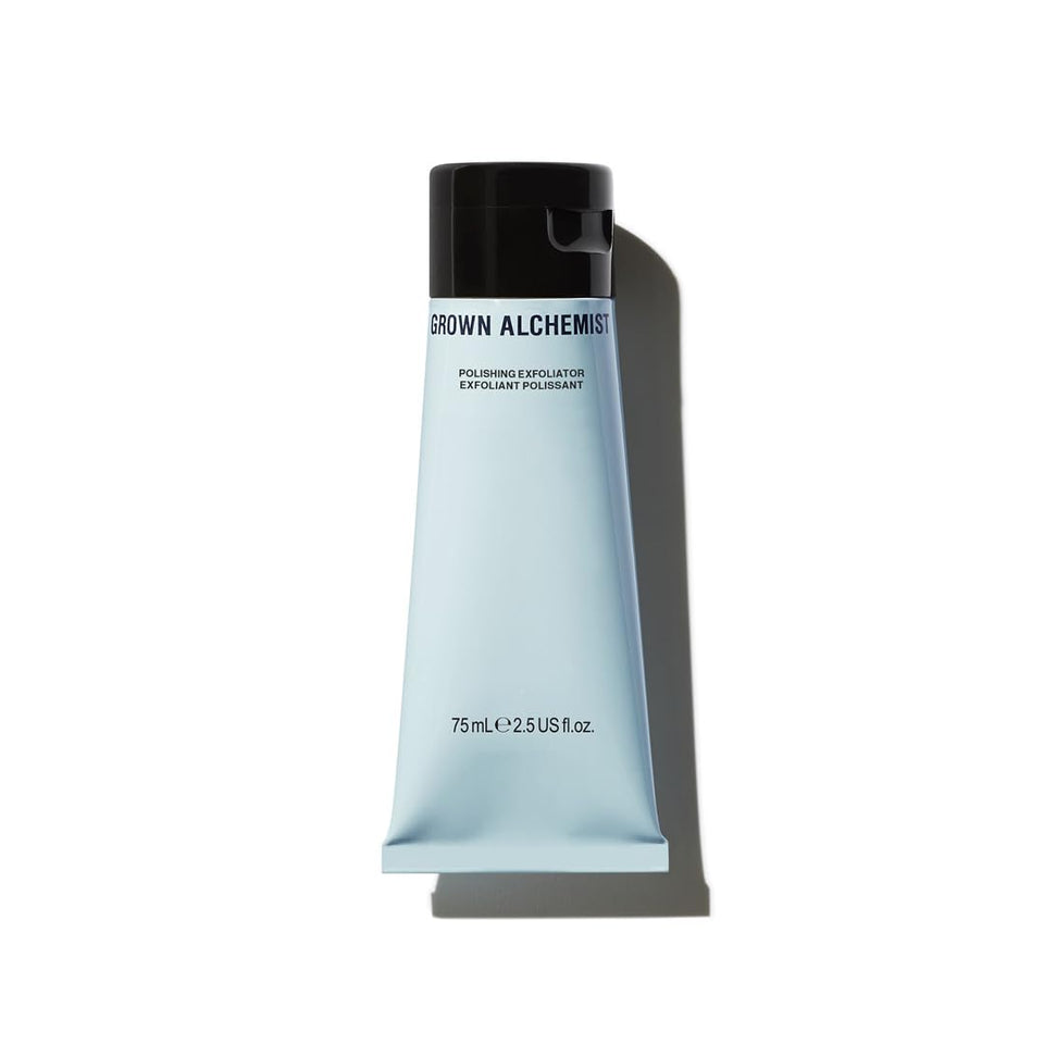 Grown Alchemist Polishing Exfoliant with pink grapefruit and bamboo particles for gentle daily exfoliation