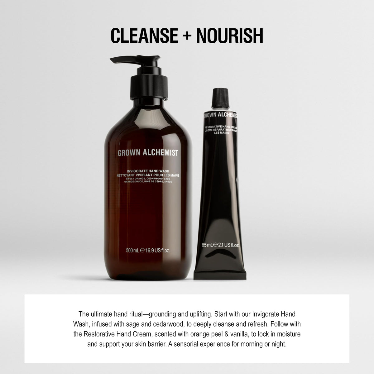 Mandarin oil note visible on packaging for a gentle aroma