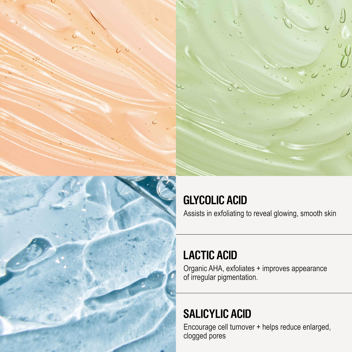 Before-and-after vibe focusing on back acne and uneven tone improvements.
