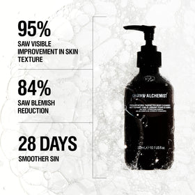 Resurfacing Body Cleanser foam demonstrates rich lather for everyday cleansing.