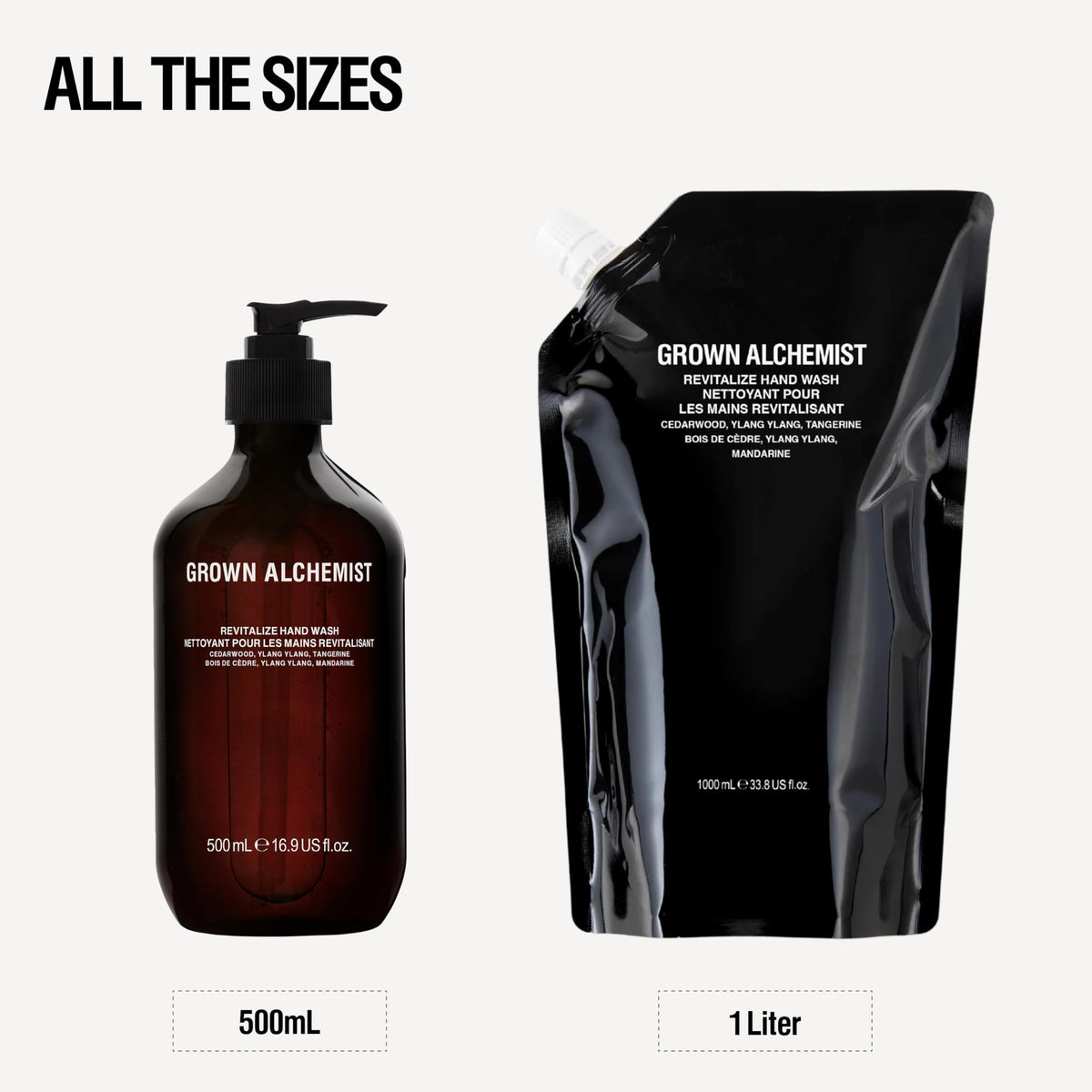 Grown Alchemist spa-like fragrance enhances your daily cleansing ritual.