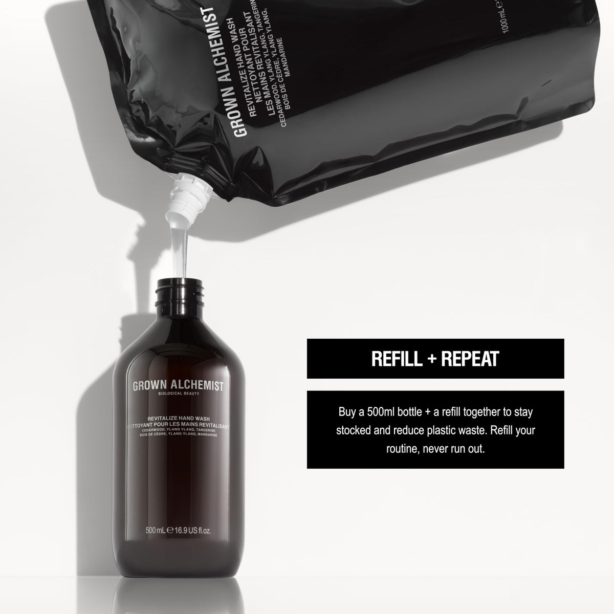 Grown Alchemist vegan cruelty-free symbol signals ethical skincare care.