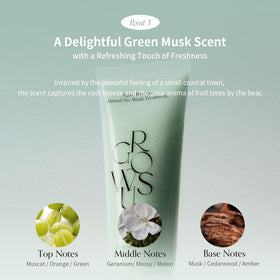 GROWUS Algae Therapy packaging label with silicone-free formula messaging.