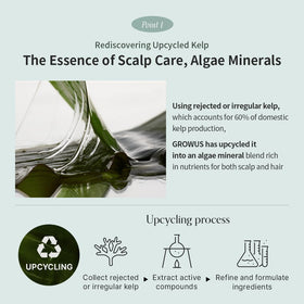 GROWUS Algae Therapy shampoo ideal for color-treated hair care routine
