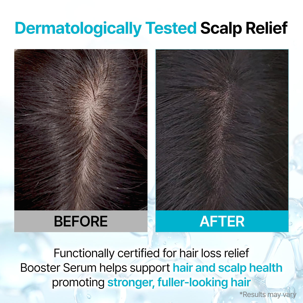 GROWUS Recover Therapy Booster Serum being rolled on for lightweight absorption