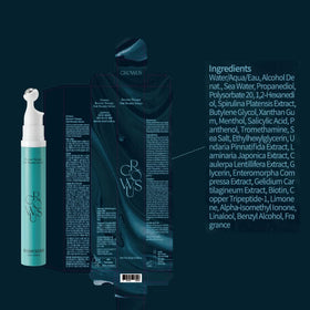 Daily-use scene with GROWUS Recover Therapy Booster Serum on the scalp
