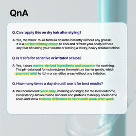 Eco-friendly packaging of GROWUS Recover Therapy Booster Serum