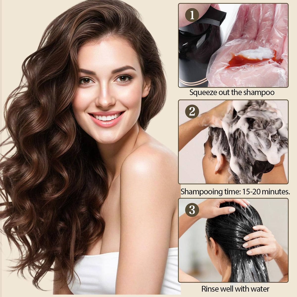 GRYFOX ammonia-free 6-in-1 formula emphasizes gentle care.
