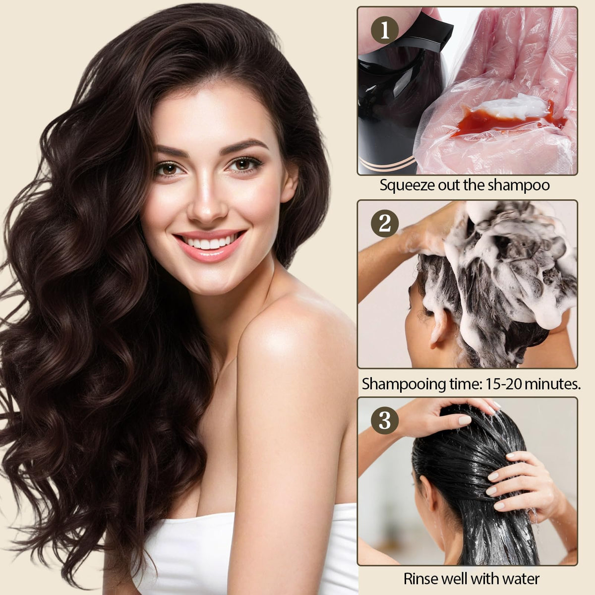 GRYFOX fo-ti ginseng ganoderma and aloe extracts support hair health