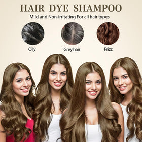 All hair types and genders can use GRYFOX color shampoo