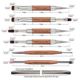 GSWOI nail-carved-pen with ergonomic grip for comfortable carving