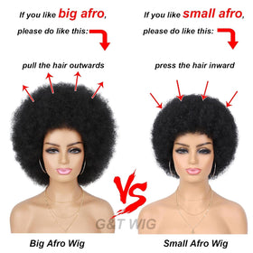 G&T Wig Afro Wig Soft Touch—lightweight, natural feel for all-day comfort.
