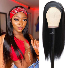 G&amp;T Wig headband wig elastic straps adjust to head size for secure wear.