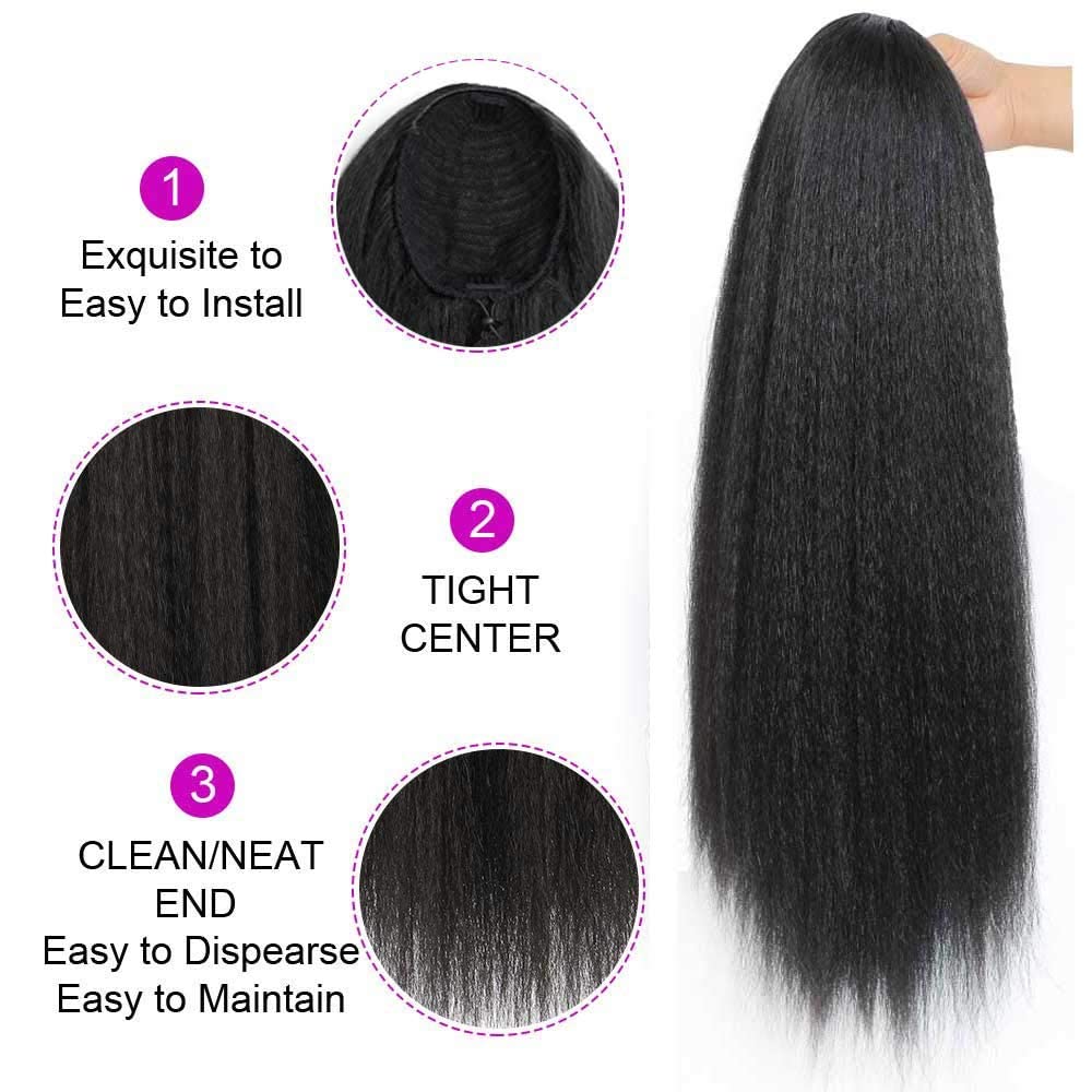 G&T Wig Yaki bangs clip-in feature enables quick secure style changes