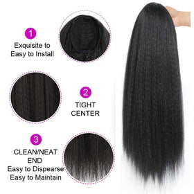 G&T Wig Yaki bangs clip-in feature enables quick secure style changes