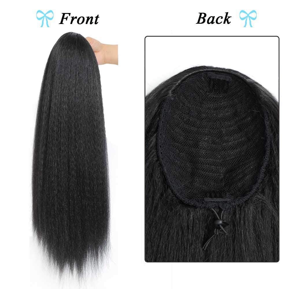 G&T Wig Yaki texture close-up highlights the Yaki finish and subtle shine