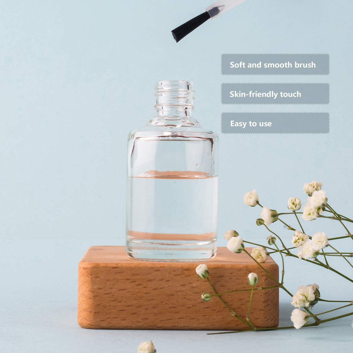 GTHER plastic funnels assist smooth transfer of liquids into bottles.