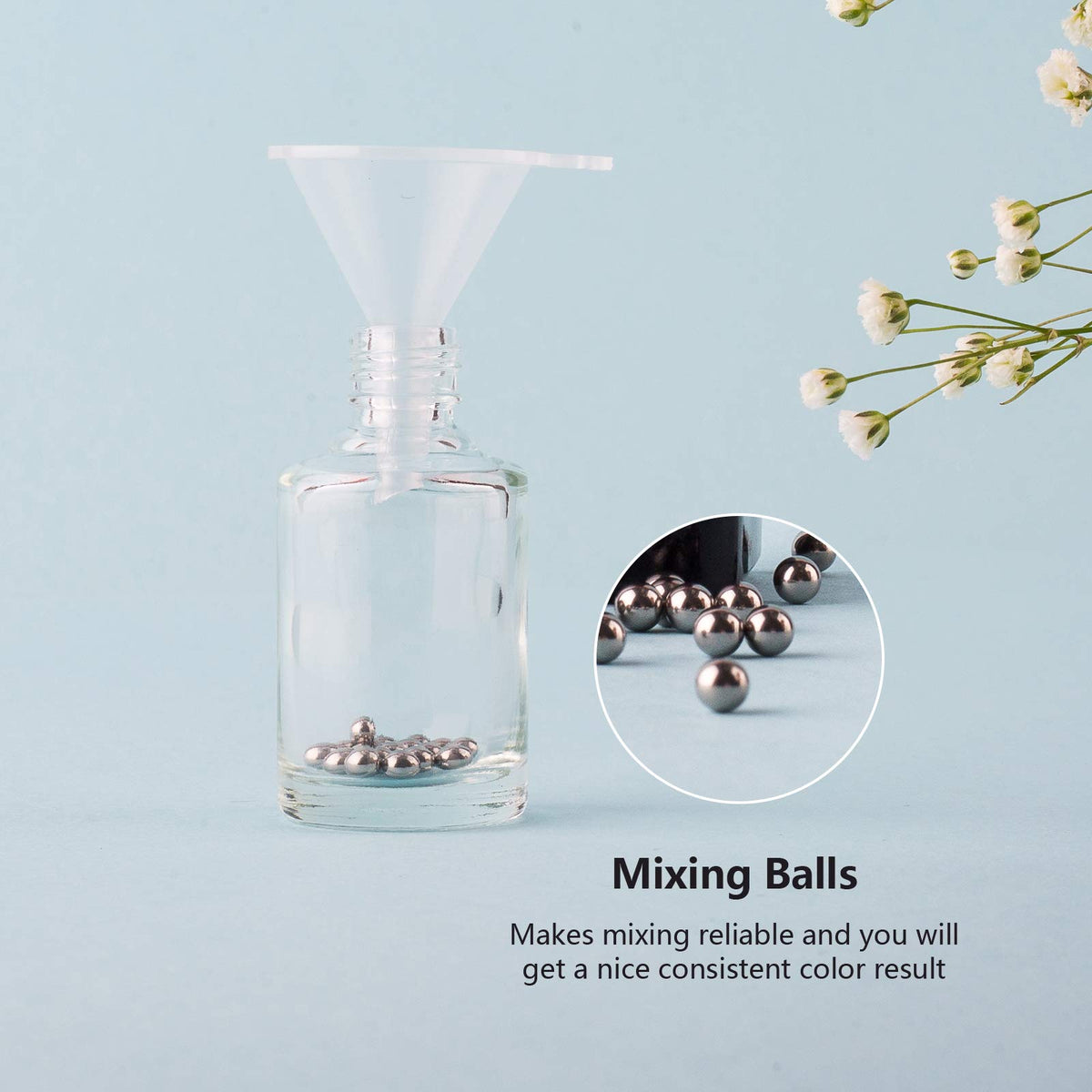 GTHER travel-friendly bottles for portable nail art and color on the go.