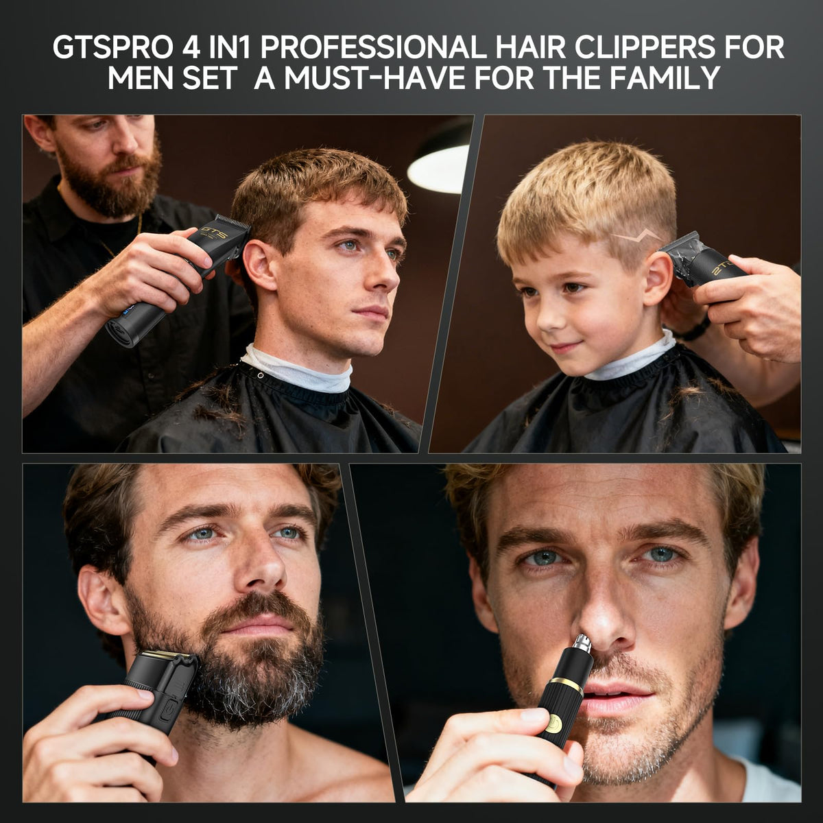 GTSPRO T-blade trimmer for precise detailing and edge work
