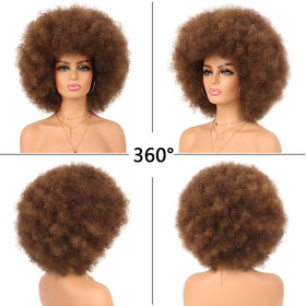 G&T Wig daily-wear texture shown in natural brown shade for versatility.