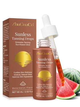 GTZSXNP Sunless Tanning Drops bottle for an easy, UV-free glow.