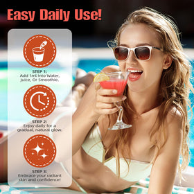 GTZSXNP Drinkable drops added to water for daily hydration.