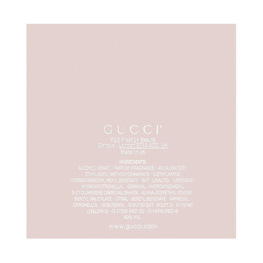 Gucci Bamboo packaging display, premium presentation for gifting occasions.