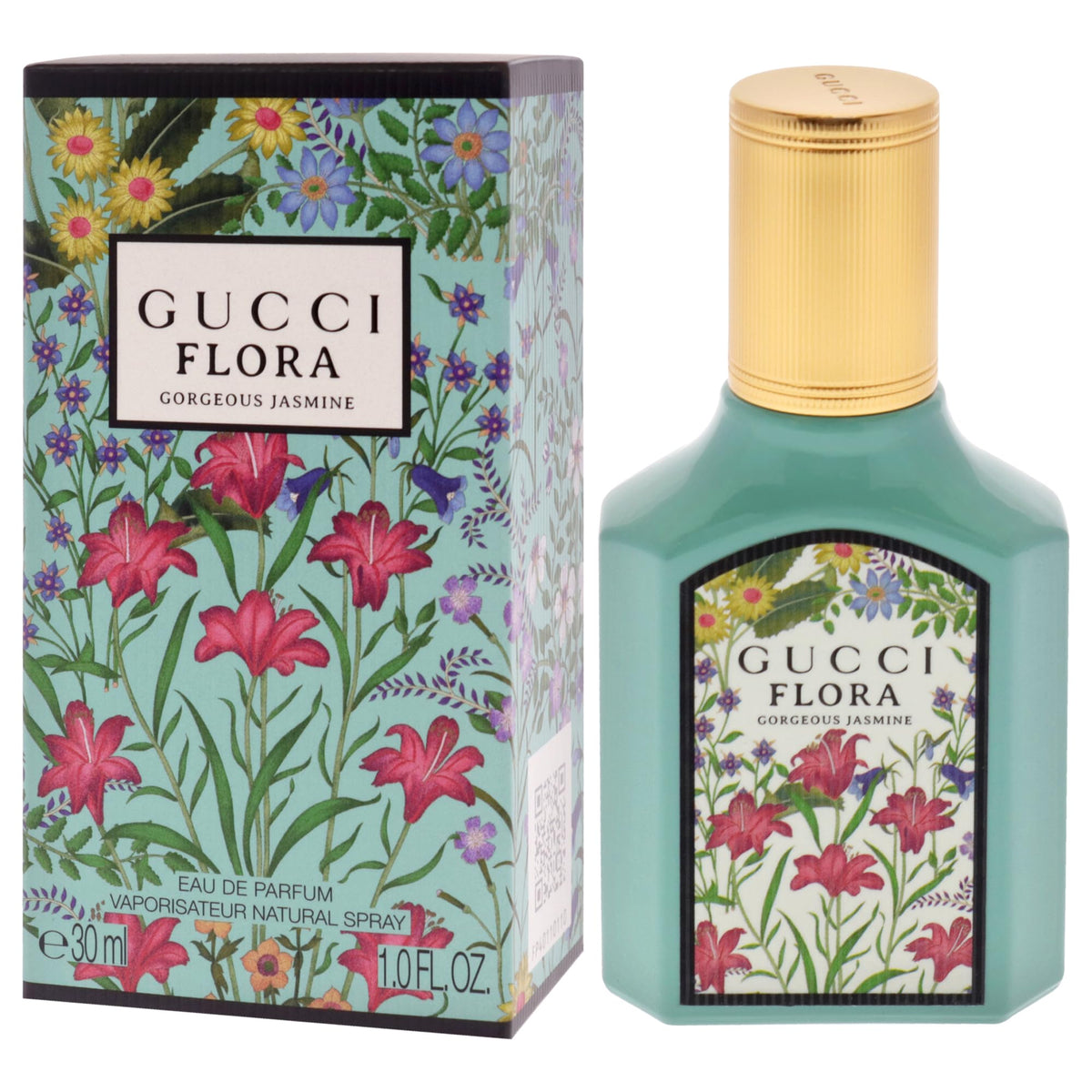 Gucci Flora Gorgeous Jasmine box stylish gift ready presentation.