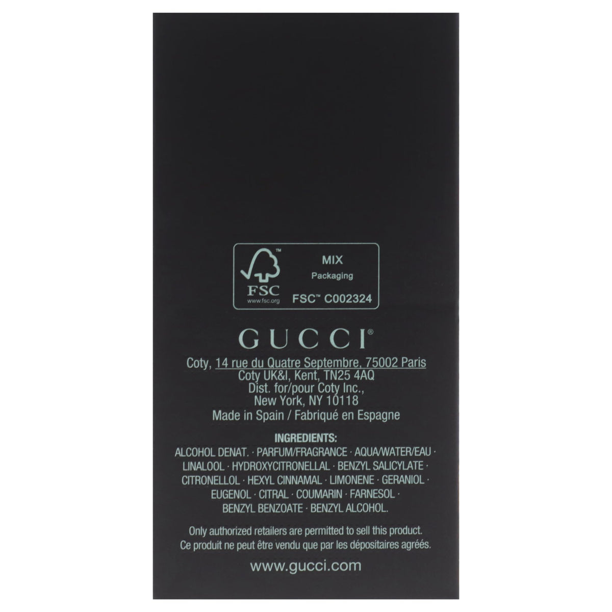 Gucci Flora Gorgeous Jasmine tonal packaging compact travel-friendly display.