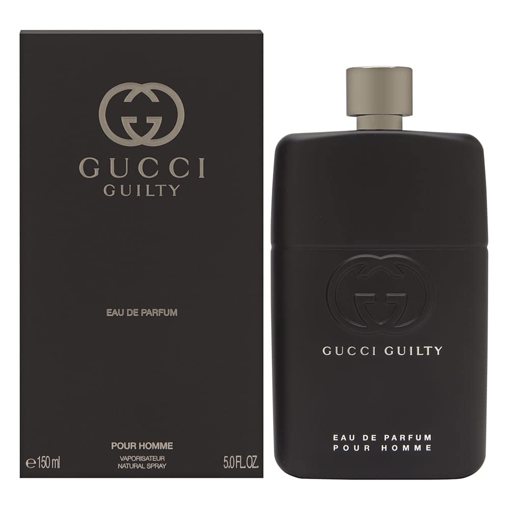 Gucci Guilty Pour Homme bottle with a lasting scent for day-to-night wear