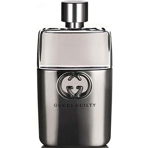 Gucci Guilty Eau de Toilette packaging box showing compact dimensions