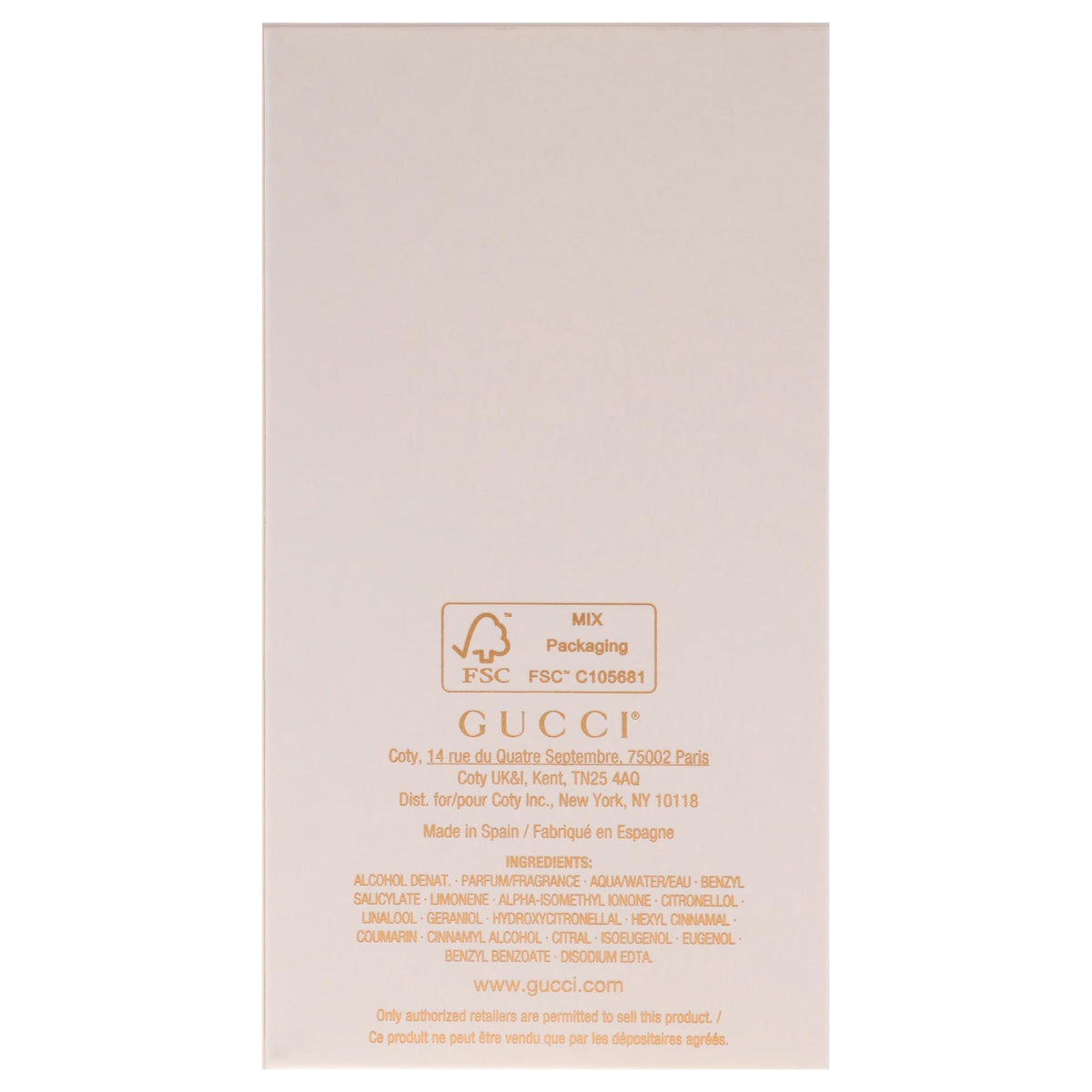 Gucci Guilty Intense edge-table shot suggesting everyday elegance.