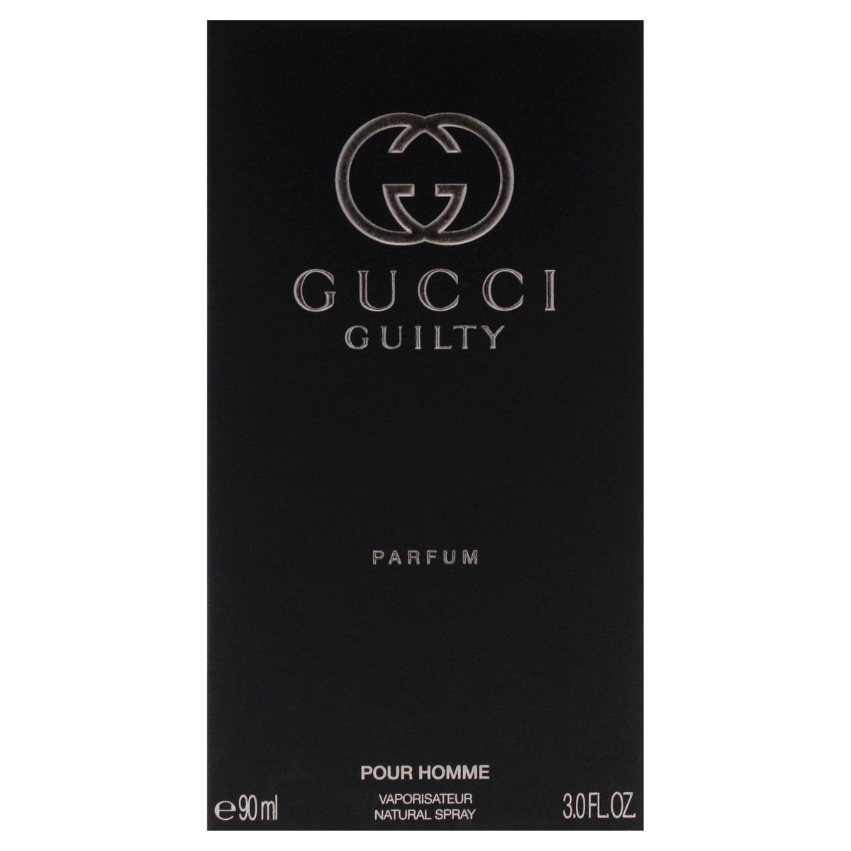Gucci Guilty Men packaging box for gifting presentation.