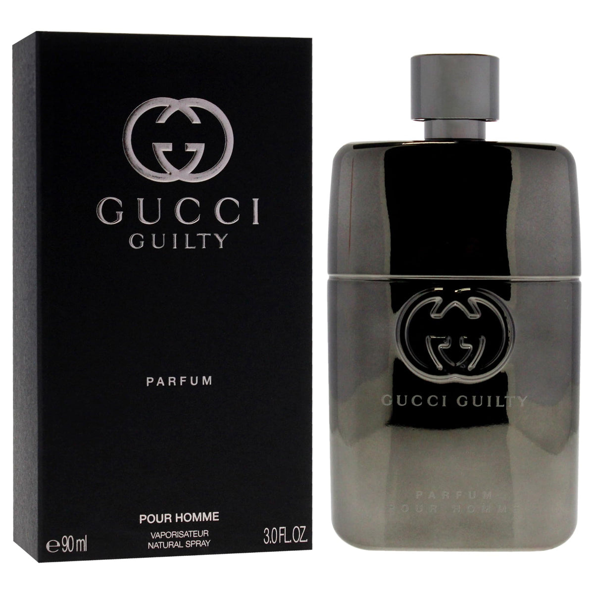 Gucci Guilty Men wrist application demonstrating easy usage.
