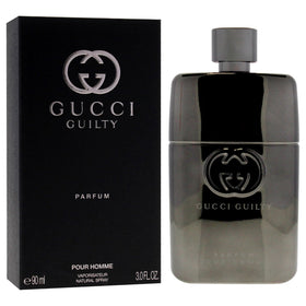 Gucci Guilty Men wrist application demonstrating easy usage.